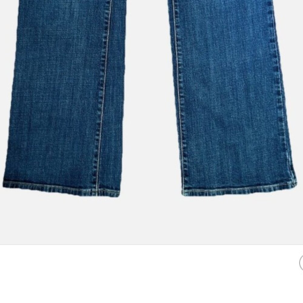 Levi's 515 Bootcut Jeans Women's Size 16 Long & Curvy Western Denim Embroidered - Picture 4 of 14